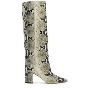 Aanja 70 python-effect leather knee-high boots